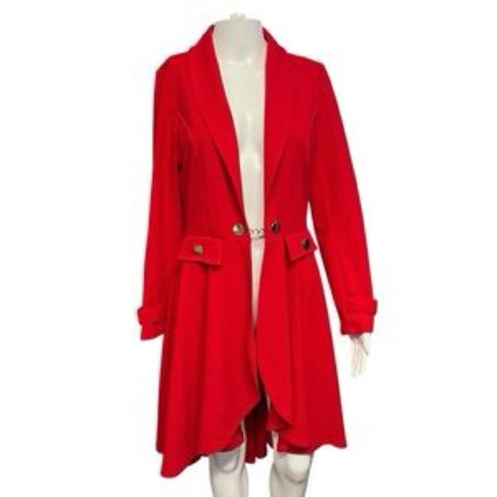 Elegant Red Women's Jacket